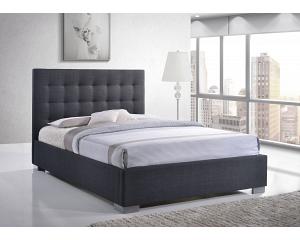 4ft6 Double Nevada Grey Fabric Upholstered Bed Frame